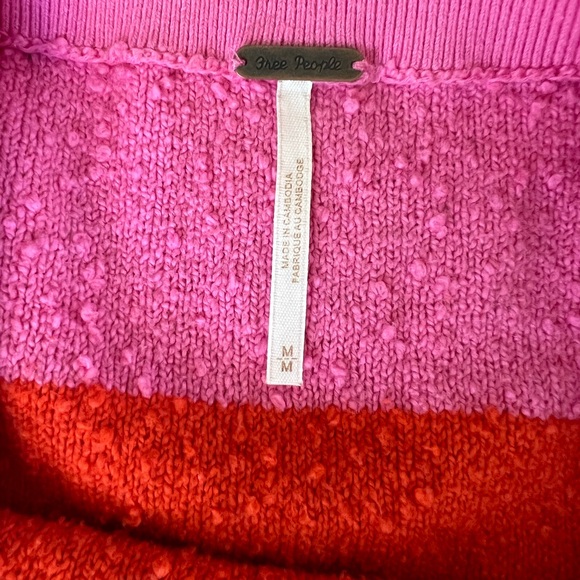 FREE PEOPLE Striped Sweatshirt - Picture 2 of 5